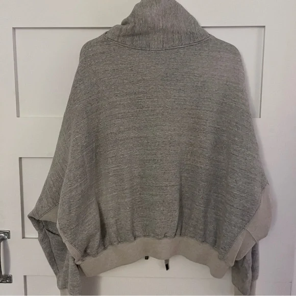 R13 Funnel neck Cropped Popover - Picture 3 of 6